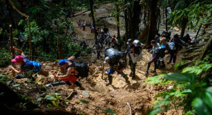 Más de 196 mil migrantes venezolanos cruzaron la selva del Darién en 2024