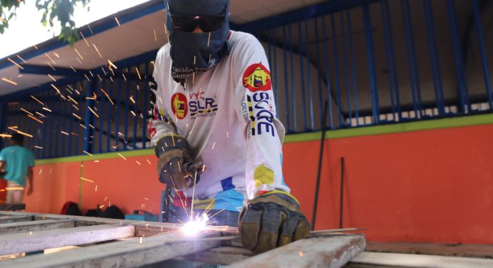 Obras Públicas y Poder Popular rehabilitan espacio para Centro de Educación Inicial