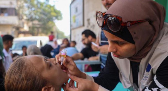 OMS posterga vacunación contra la polio en Gaza debido a la crisis