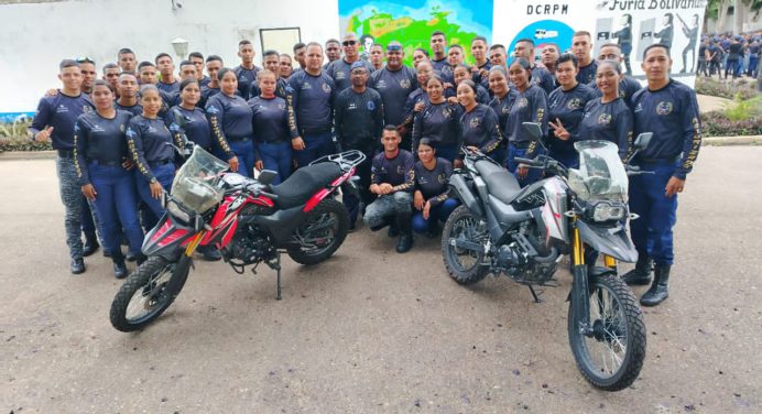 Polimaturín inició tercer curso de patrulleros motorizados