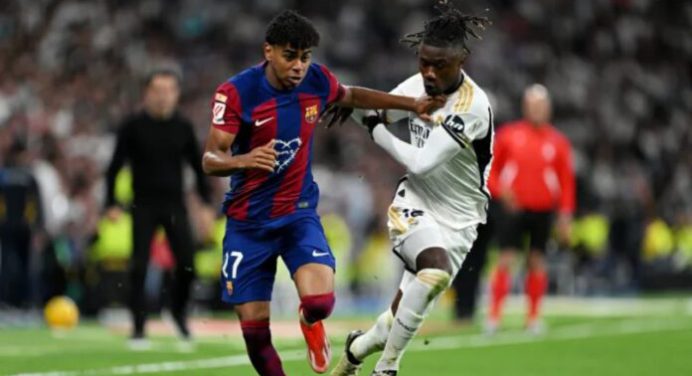 Real Madrid y el Barcelona se enfrentan este sábado en el Santiago Bernabeu