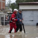 Ríos desbordados en Italia