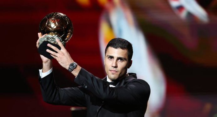 Rodri Hernández ganó el Balón de Oro 2024