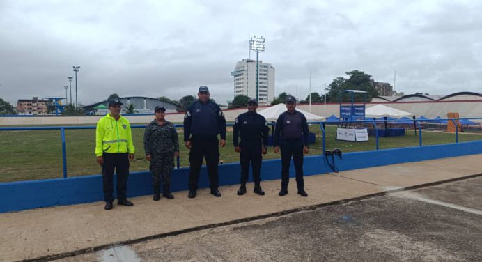 Activan dispositivo especial de seguridad para competencias de ciclismo en el Polideportivo