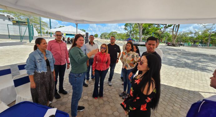 Alcaldesa Ana Fuentes chequea detalles para recibir el Fuego Patrio este martes