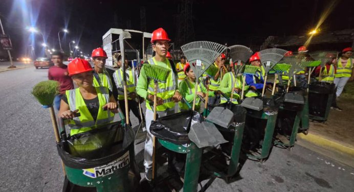 Alcaldía de Maturín limpió alrededores del Monumental tras el juego Vinotinto – Brasil