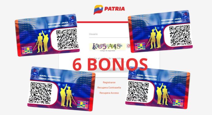 Anota en cuenta PATRIA uno de los 6 bonos otorgados