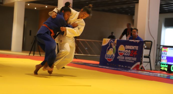 Bolívar ganó 5 de oro al inicio del judo en Monagas de los Juegos Oriente 2024