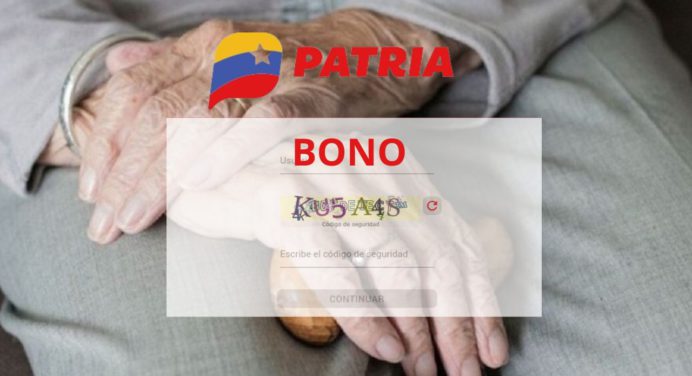 BONO especial sólo para adultos mayores en el Sistema Patria (+Monto)