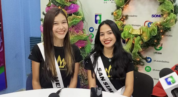 Candidatas al reinado de la Feria de San Simón invitan al certamen este 30 de noviembre