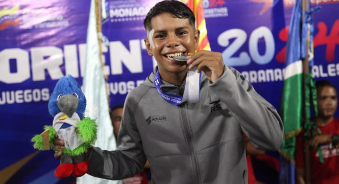 Ciclista Daniel Luces gana primera medalla de Monagas en los Juegos Oriente 2024