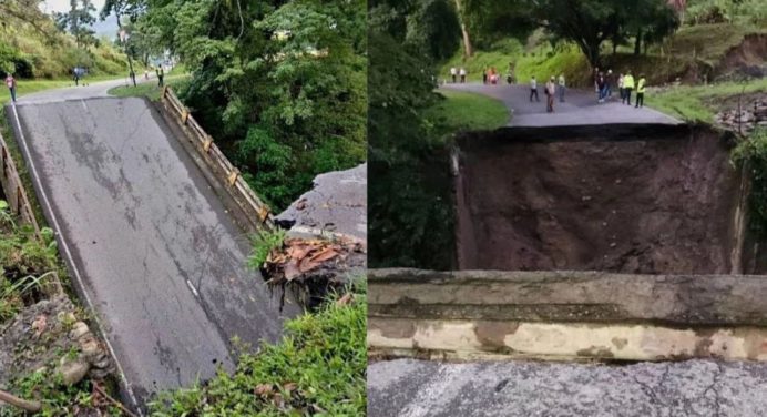 Colapso del Puente que une Guanare y Biscucuy