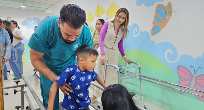 Entregan sala de fisioterapia infantil en la Fundación Niño Simón Monagas