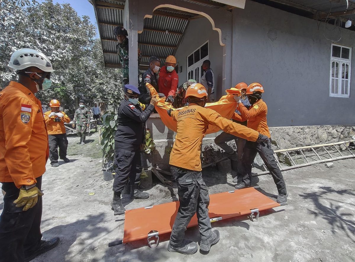 Volcano eruption in Indonesia leaves 2,450 evacuees and 9 fatalities