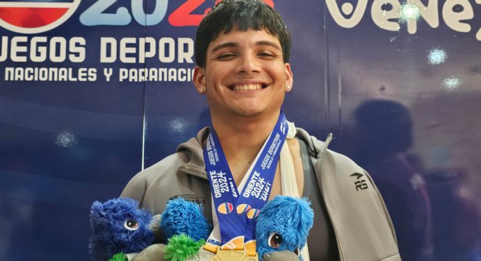 Fabián Márquez sumó dos medallas de oro para Monagas en los JDN 2024