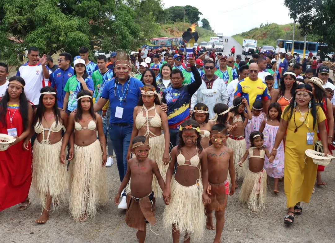 Fuego Patrio de los Juegos Nacionales Oriente 2024 llegó a tierras monagueses