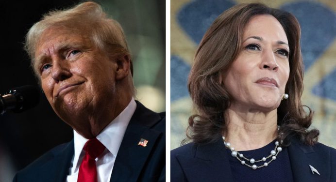 Harris y Trump eligen los mismos estados para su cierre de campaña