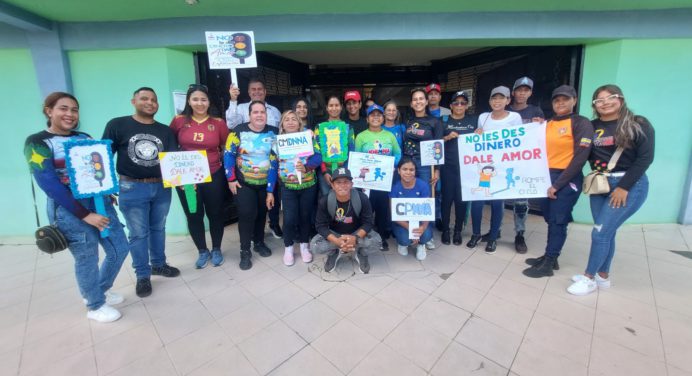 Inició campaña «No le des dinero, dale amor» en el municipio Cedeño