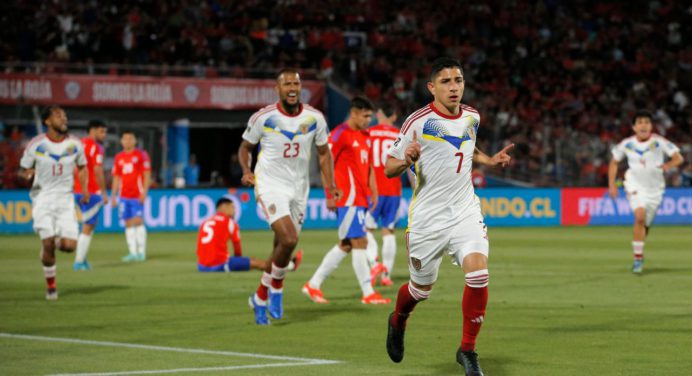 La Vinotinto cayó ante Chile y despide su año sin ganar en Eliminatorias