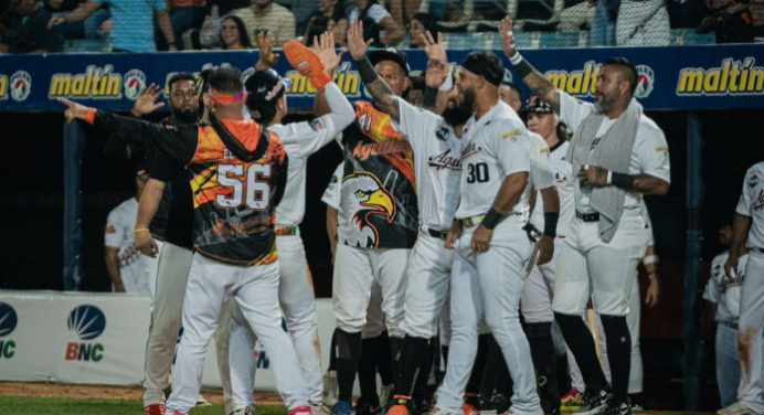 LVBP: Águilas tomó vuelo en casa y Tiburones consolida su liderato