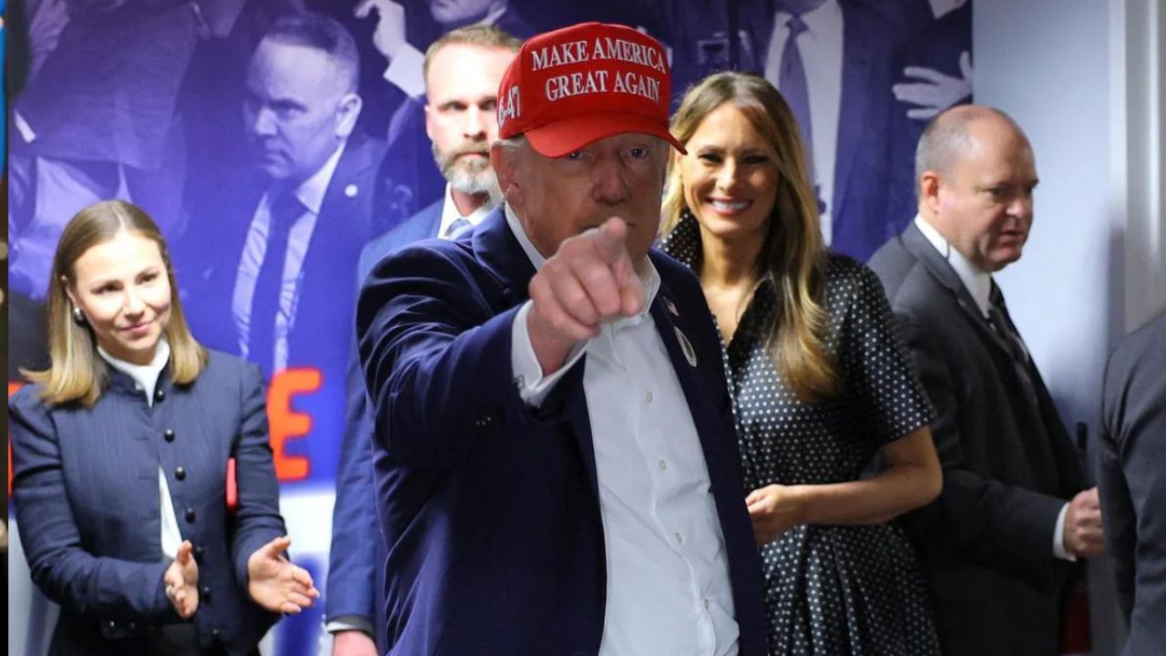 «Me siento muy seguro»: Donald Trump vota en las elecciones en Florida