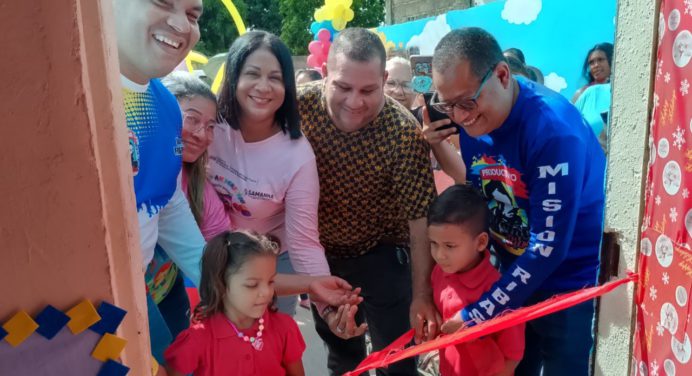 Misión Ribas hizo entrega del jardín de infancia Alí Primera