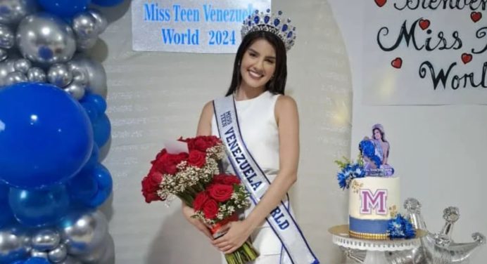 Miss Teen Venezuela Mundo celebró triunfo en Temblador