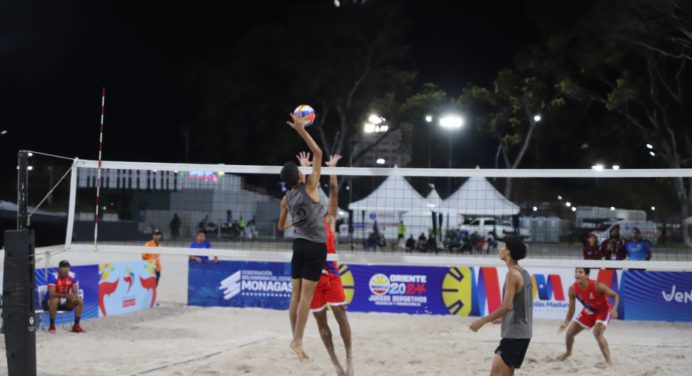 Monagas hizo sudar a Barinas en el inicio del voleibol de playa