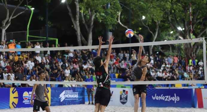 Monagas logró primer triunfo en el voleibol de playa de los Juegos Oriente 2024