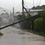 Paso del huracán Rafael