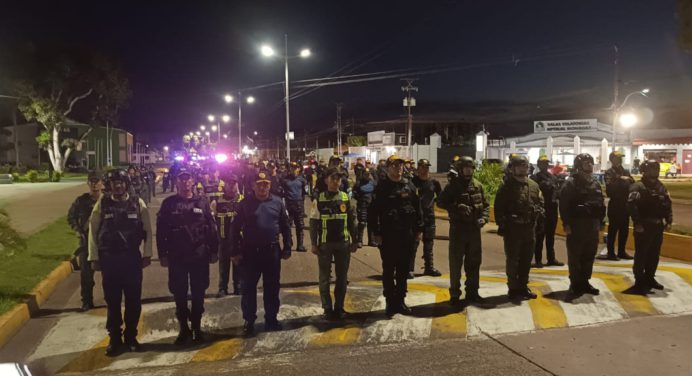 Realizan despliegue de Seguridad ciudadana desde la plaza Hugo Chávez