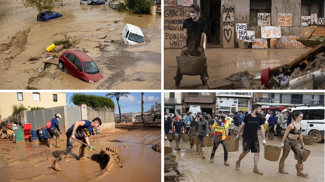 4 million cubic meters of mud washed away by the rains