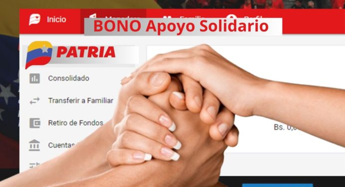 ¿Sin recibir el Bono Apoyo Solidario? Actívalo