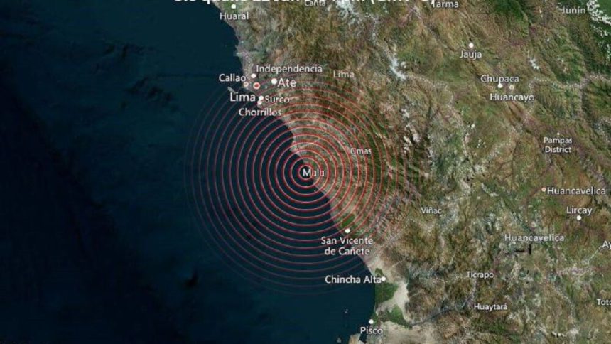 Sismo de magnitud 6.0 sacudió Lima este martes 1 sismo