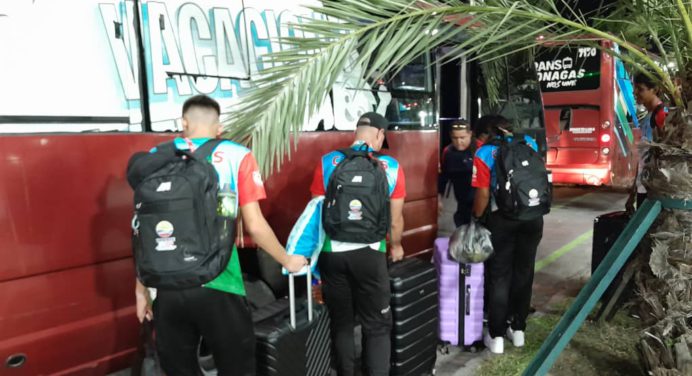 Transmonagas comenzó movilización de atletas a Juegos Oriente 2024