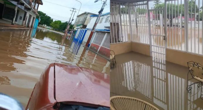 Zulia afectado por inundaciones tras torrenciales lluvias este lunes