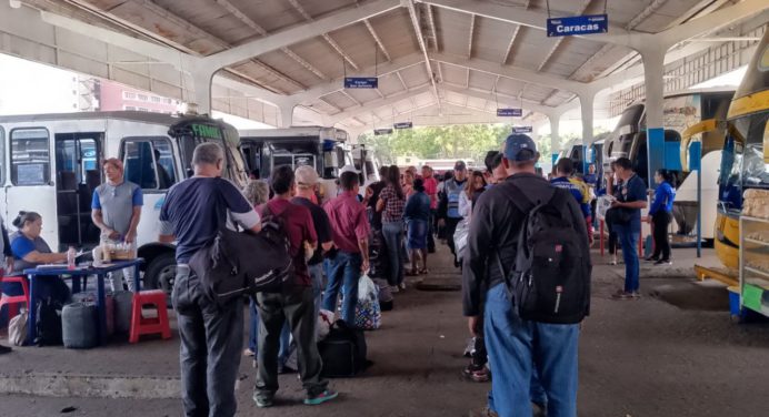 Alta movilización en el Terminal de Maturín por la época navideña