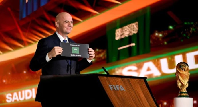 Arabia Saudita albergará la Copa del Mundo FIFA 2034