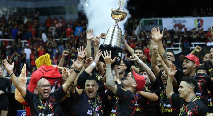 Centauros de Caracas se coronó tricampeón de la liga FUTVE Futsal 1