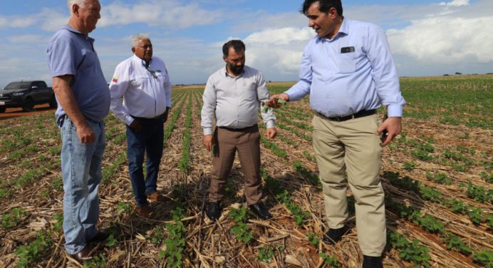 Comitiva iraní verificó la excelente producción de soya en Monagas