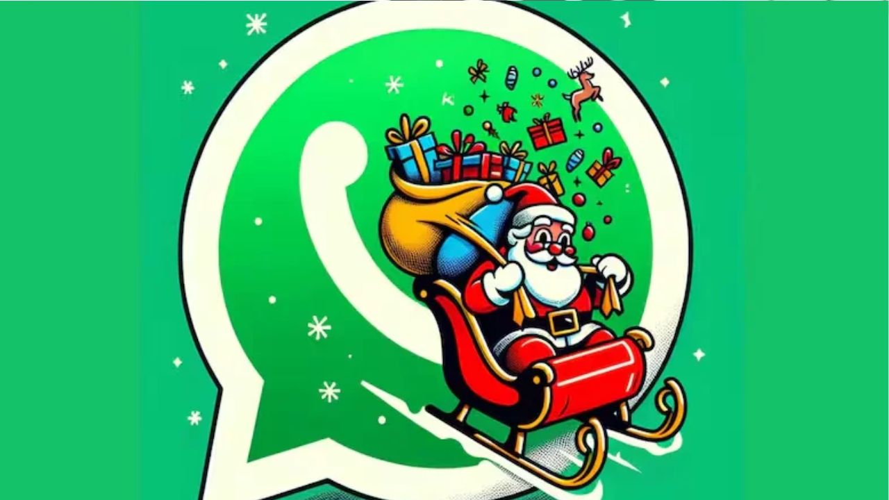 Cómo activar el “modo Papá Noel” en WhatsApp