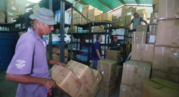 Llegaron más de 724 mil insumos médicos para 15 hospitales de Monagas