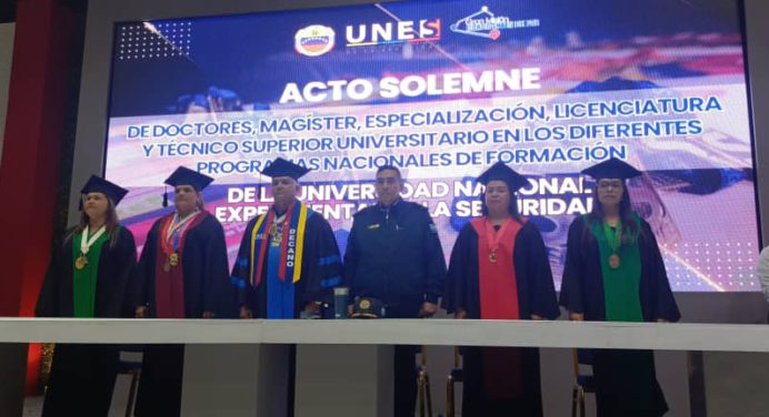 Más de 170 estudiantes gradúa la UNES en Monagas