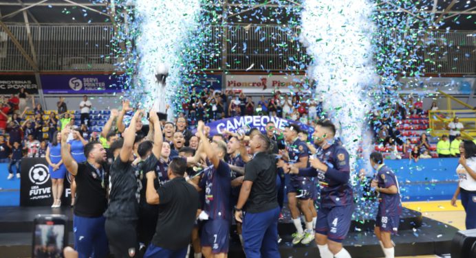 Monagas Futsal Club se coronó campeón de la Liga Futve 1