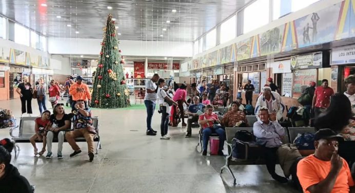 Movilización de pasajeros aumentó 150% en el Terminal de Maturín por fiestas decembrinas