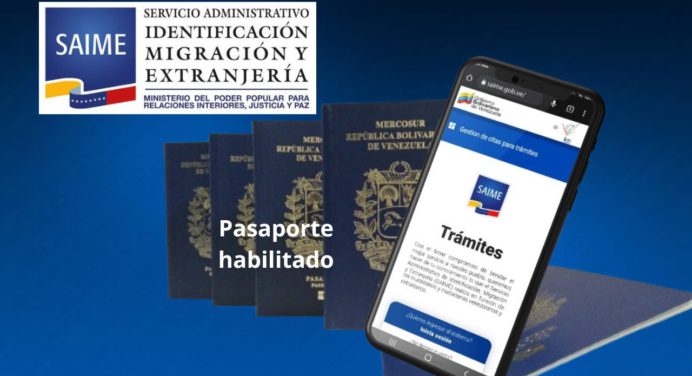 SAIME habilita la entrega de pasaporte en 48 horas: AQUÍ ¿Dónde? y ¿Cómo?
