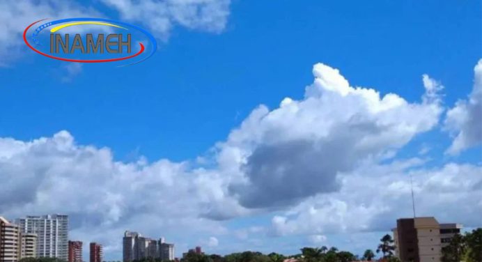 Zonas despejadas y otras con lluvias: Aquí el reporte del Inameh 26-DIC