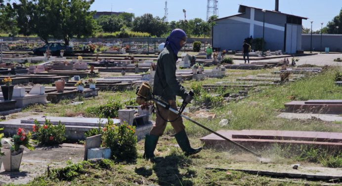 Activada jornada de limpieza en el cementerio nuevo de Maturín