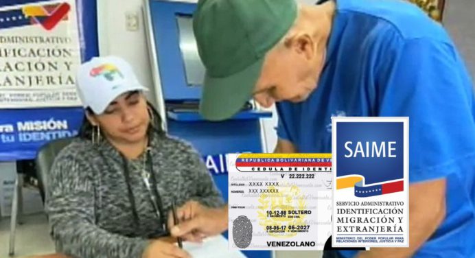  ¡Adulto mayor! El Saime te invita a renovar tu cédula con sólo 2 requisitos