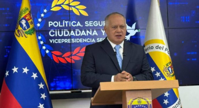 Cabello asegura detención de expresidentes que ingresen al país el 10-ENE